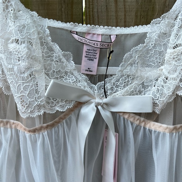 NEW Victoria’s Secret Very Sexy Bride La Fleur Babydoll Lingerie 2pc set NWT - Picture 3 of 13